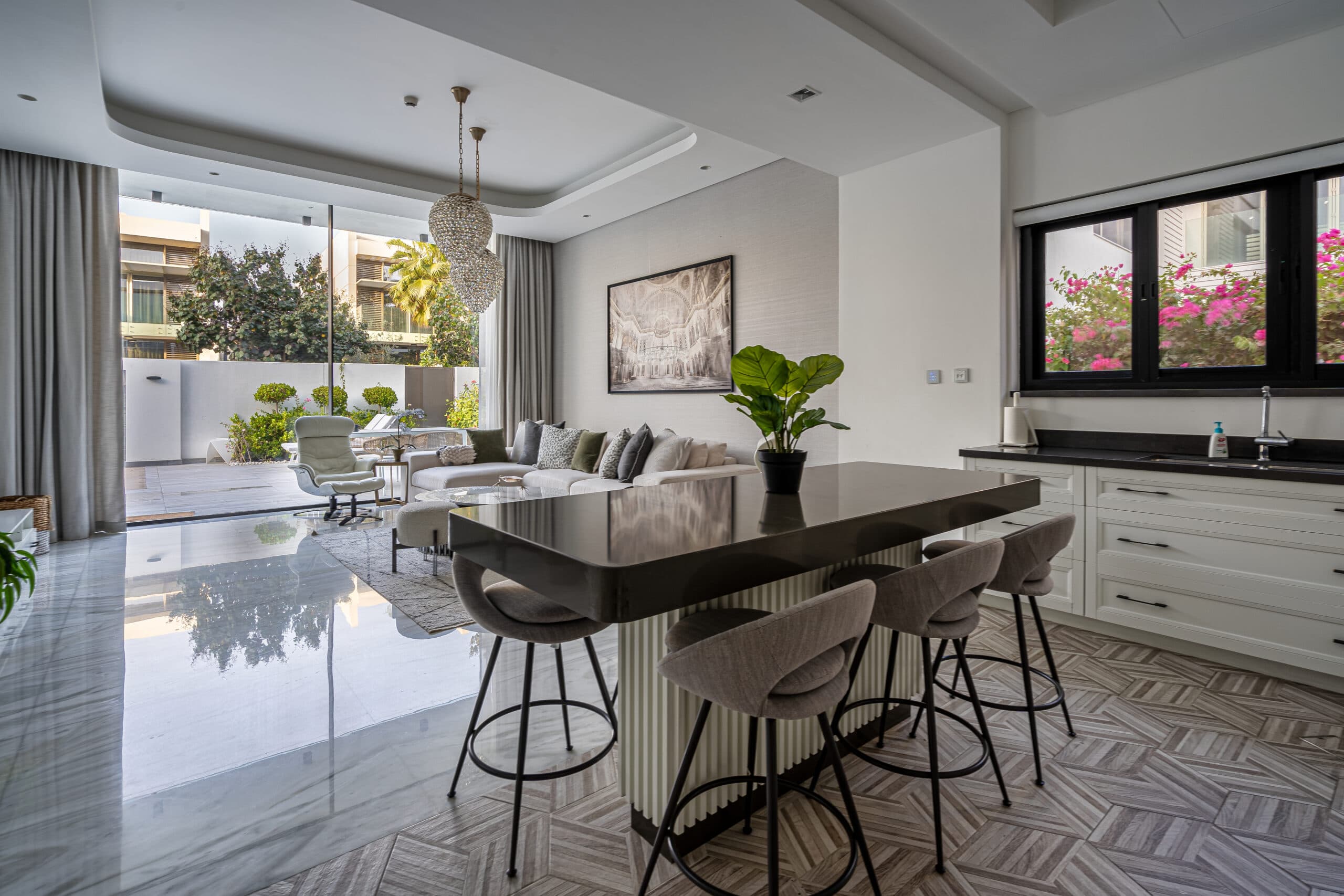 Custom Villa Interiors with High-End Finishes